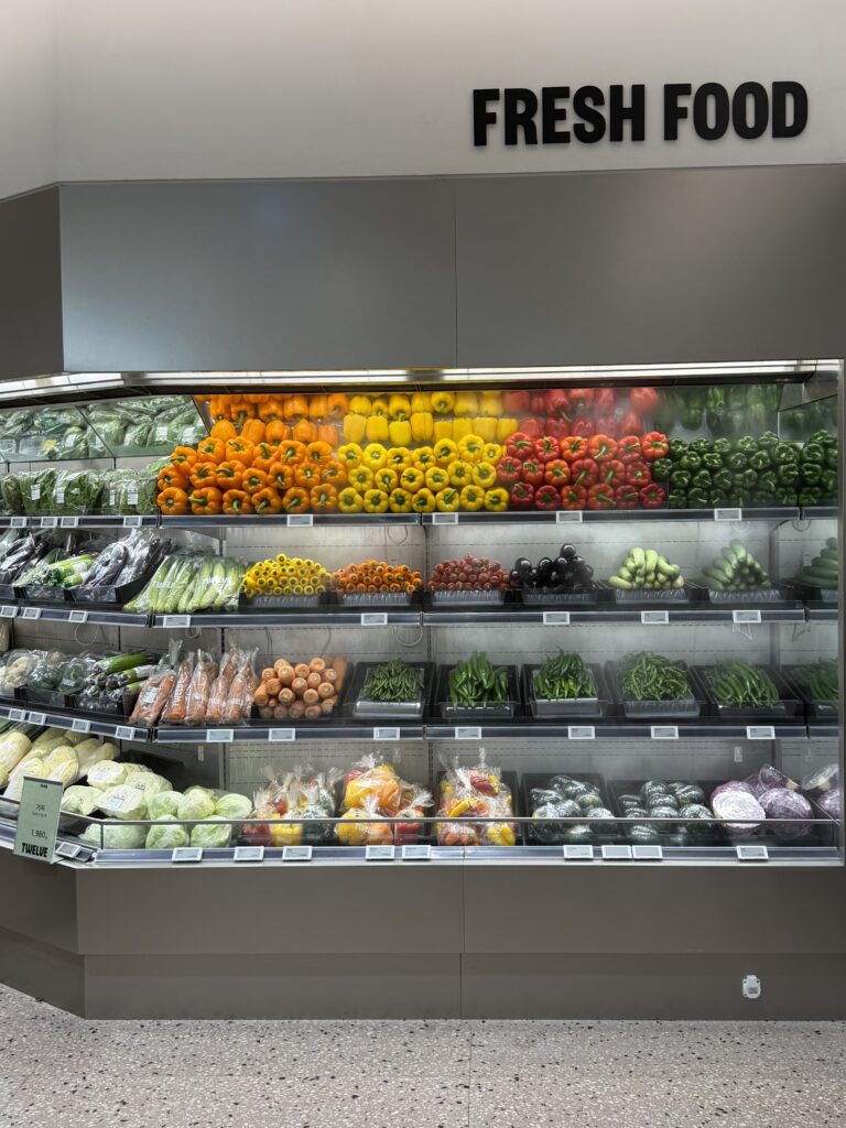 Curated organic groceries at TWELVE wellness pantry