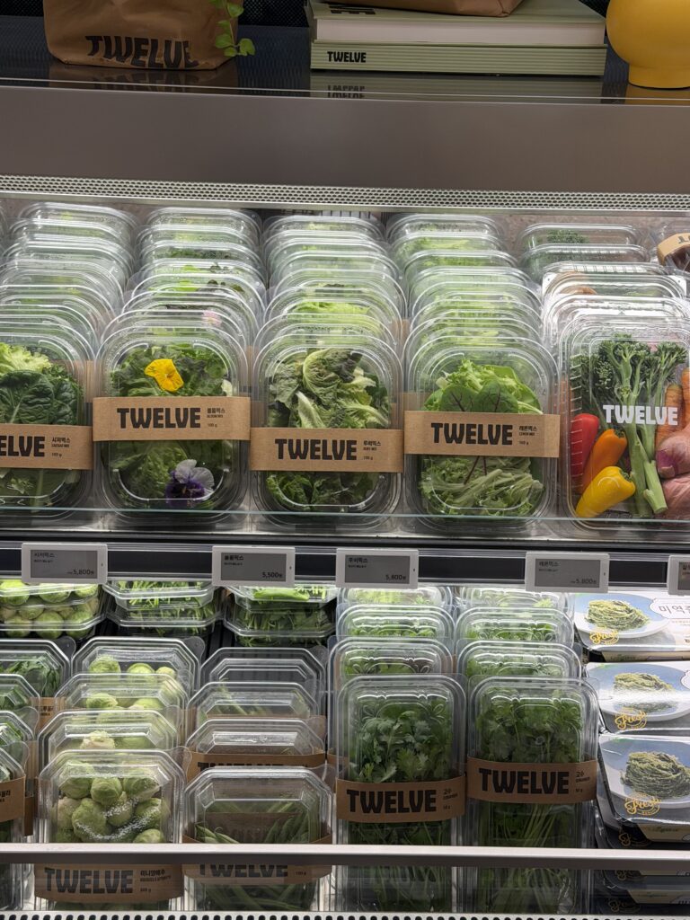 Curated organic groceries at TWELVE wellness pantry
