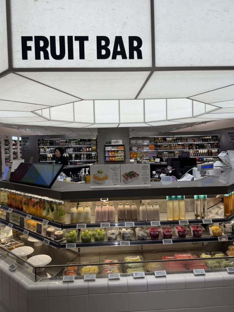 Curated organic groceries at TWELVE wellness pantry