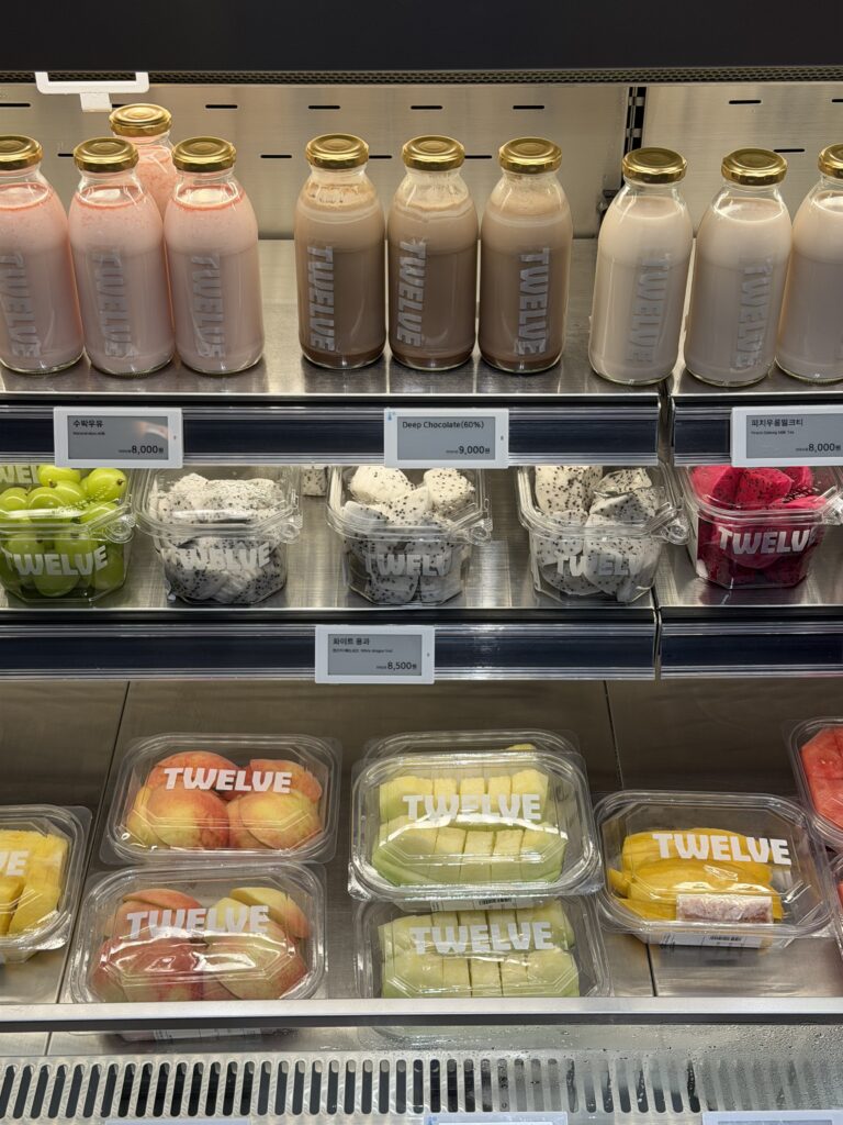 Curated organic groceries at TWELVE wellness pantry