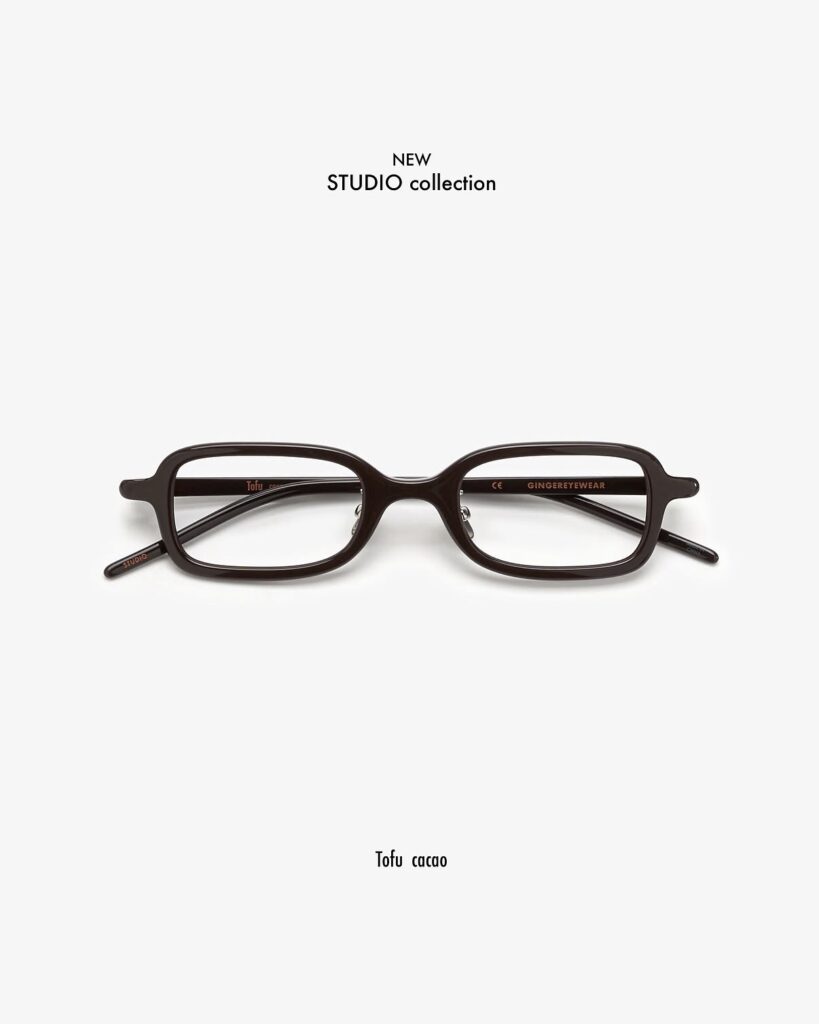 Ginger Eyewear Studio Line Tofu model in Soy Milk frame